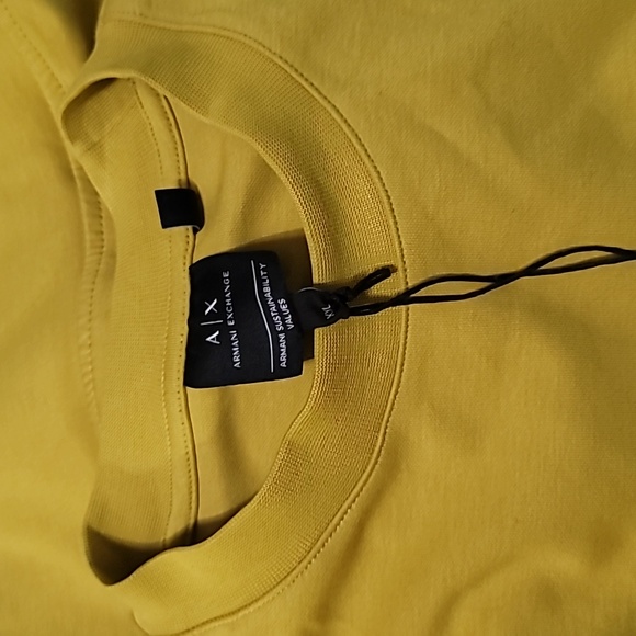 A|X Armani ExchangeMen's Logo Stripe Crewneck Sweatshirt - Picture 4 of 5